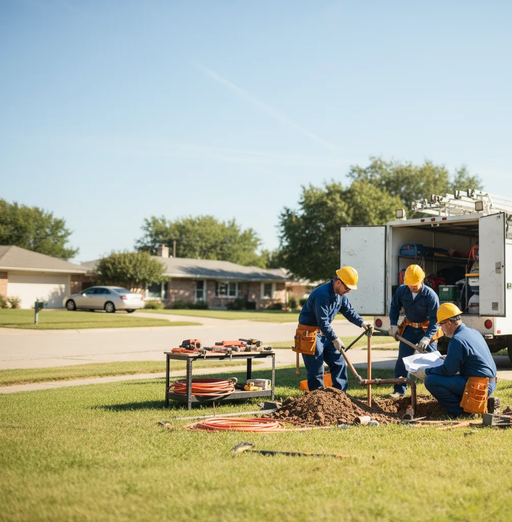 Sewer Line Repair in Wortham, TX